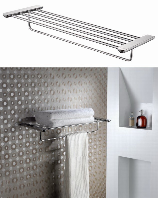 95010202C Chrome Towel Shelf