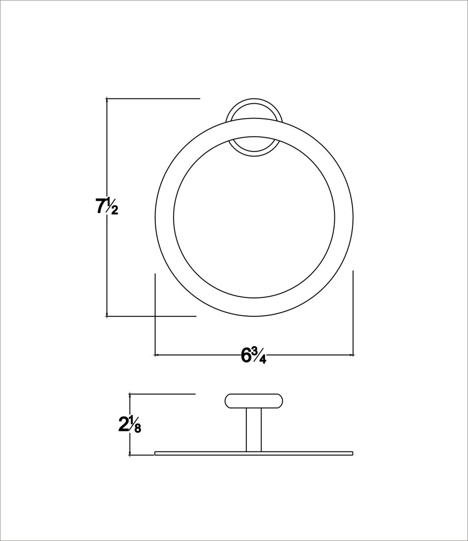 98014006BN Towel Loop/ Towel Ring