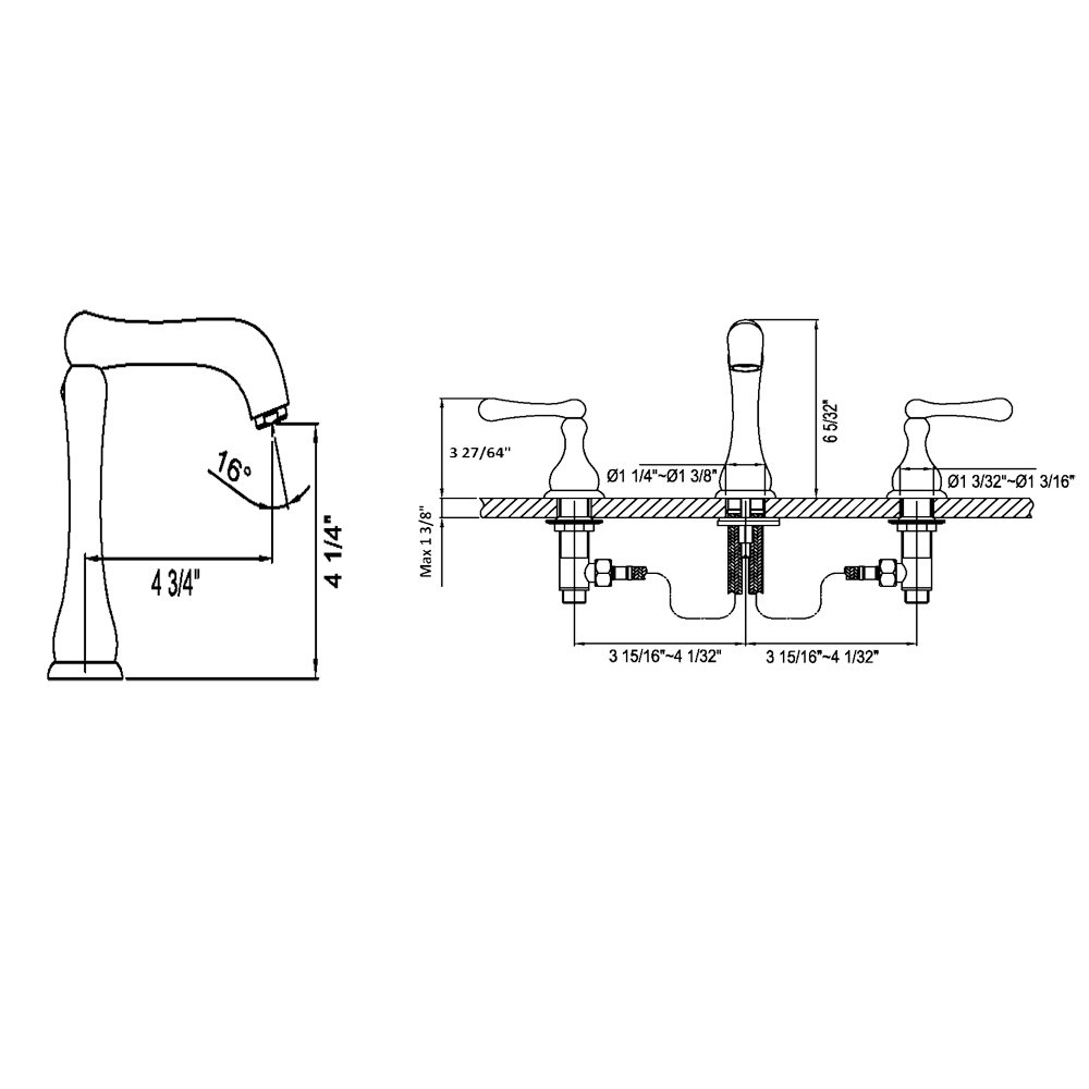 AB08 1155C Lavatory Faucet