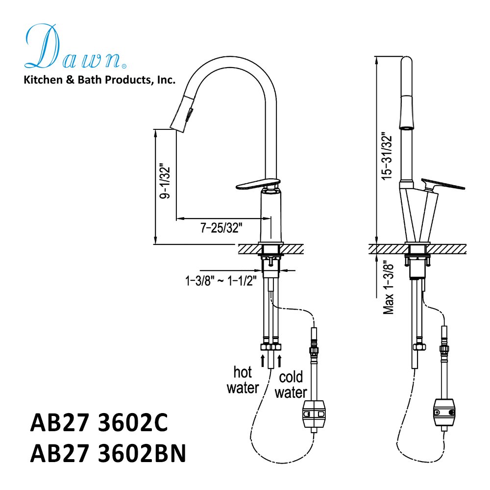 AB27 3602C Kitchen Faucet