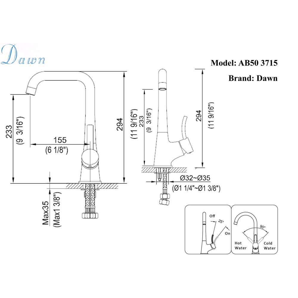 AB50 3715C Bar Faucet