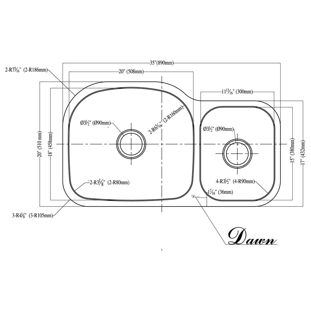 ASU107R Kitchen Sink