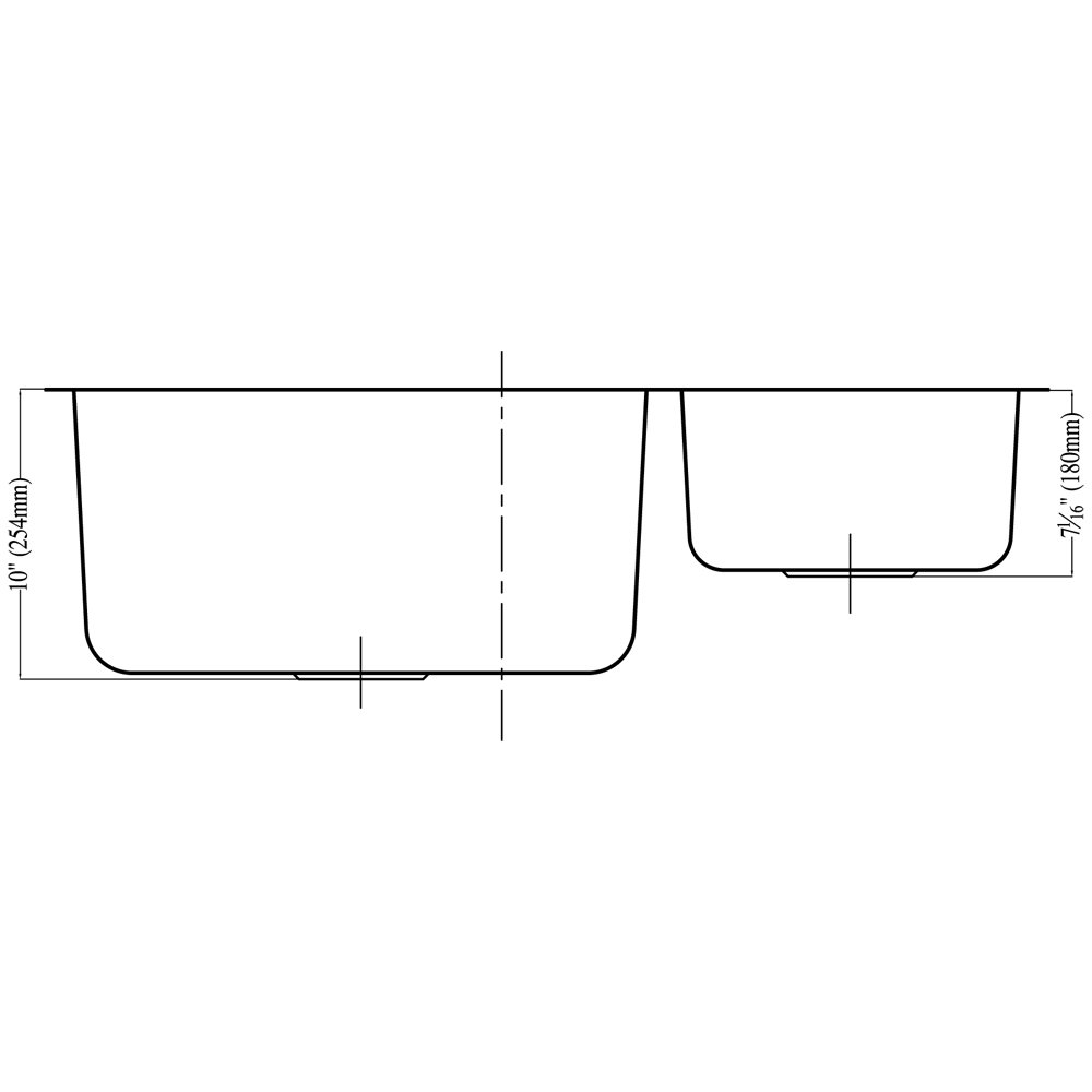 ASU107R Kitchen Sink