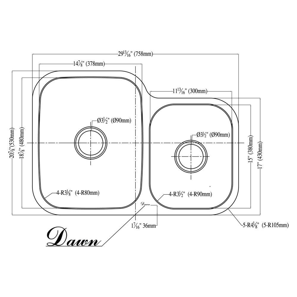 ASU110R Kitchen Sink