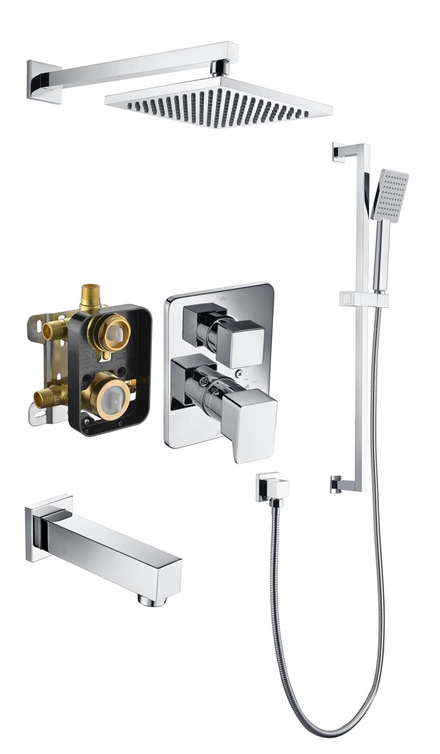 Biscayne Shower Set DSSBE01C Chrome