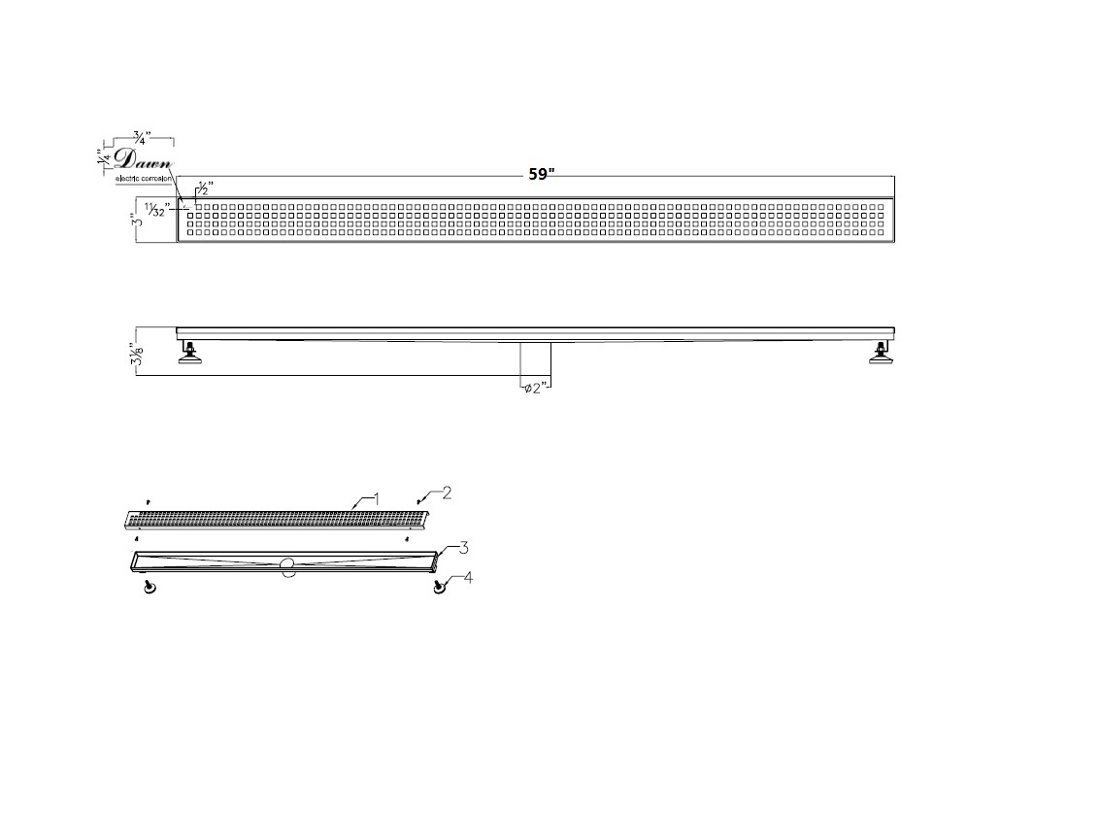 Brisbane River Series 59" LBE590304