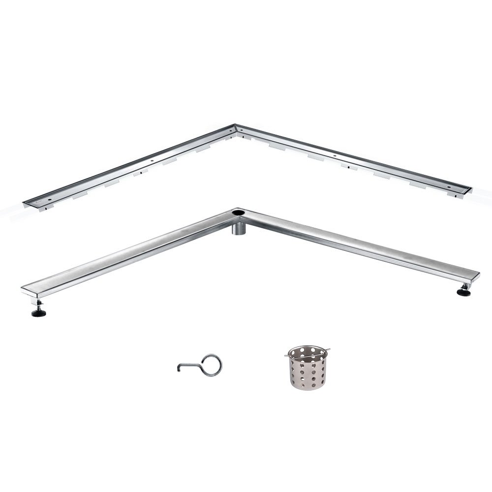 Colorado River Series Tile Insert Corner Drain ZCO360304