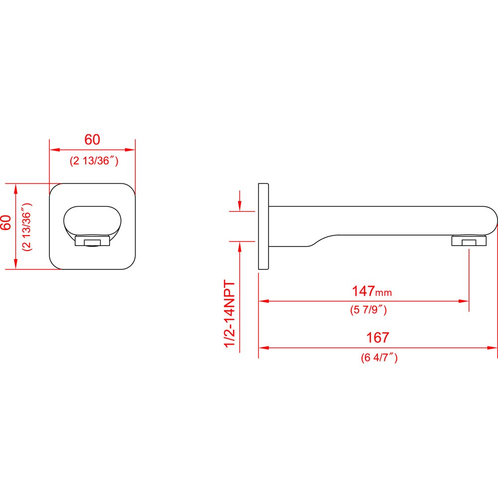 D3217501BN Tub Spout