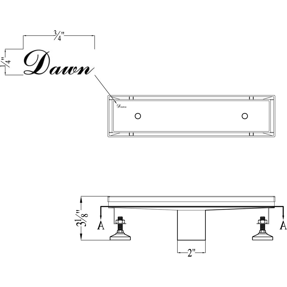 Dawn® Colorado River Series Tile Insert 12" LCO120304