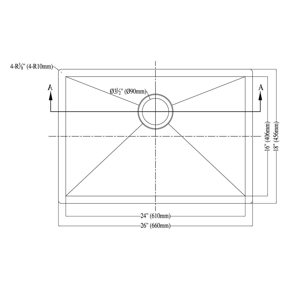 DSQ241609 Kitchen Sink