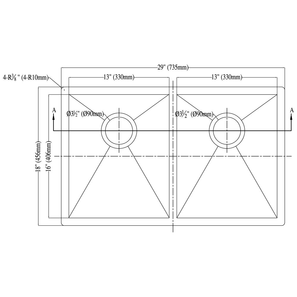 DSQ271616 Kitchen Sink