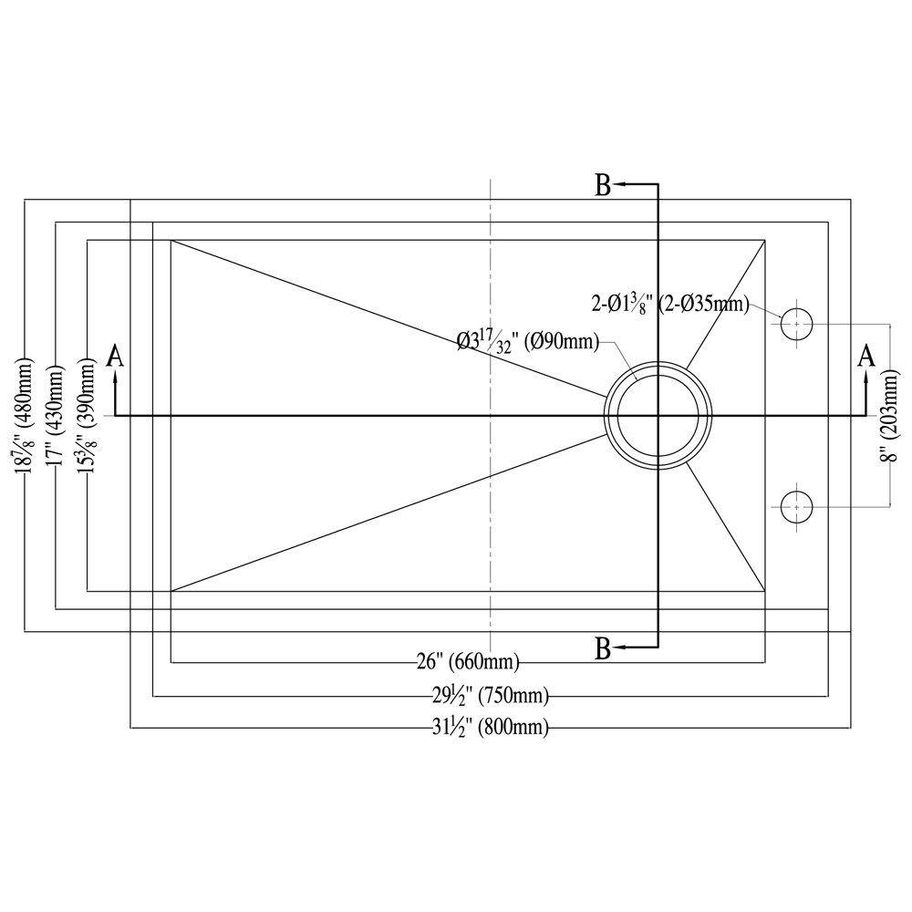 DSQ2917 Kitchen Sink (DUAL MOUNT)