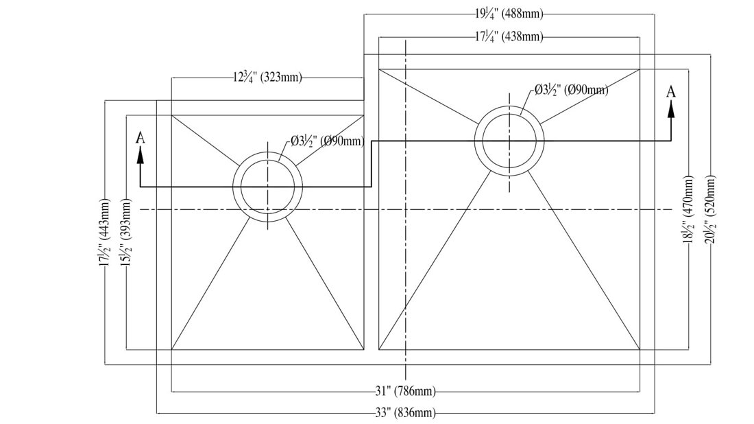 DSQ311815L Kitchen Sink