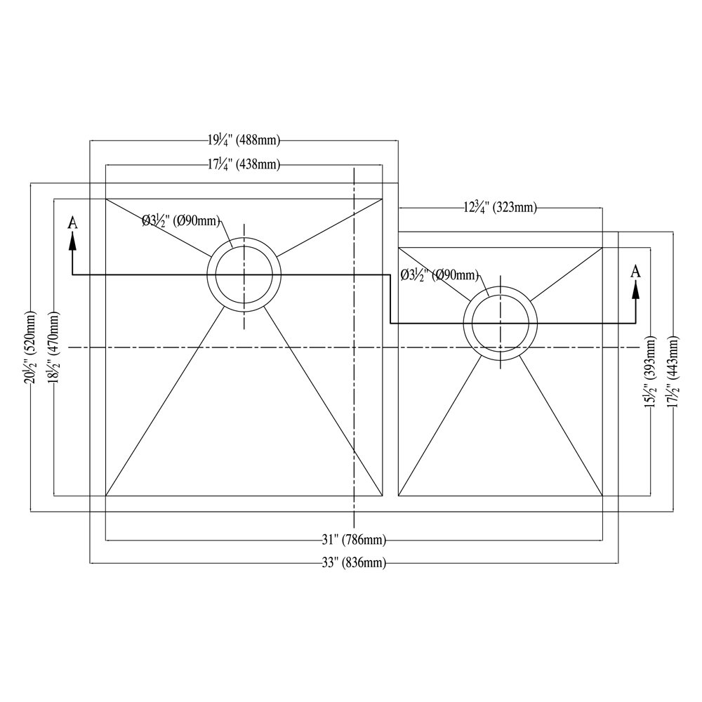 DSQ311815R Kitchen Sink