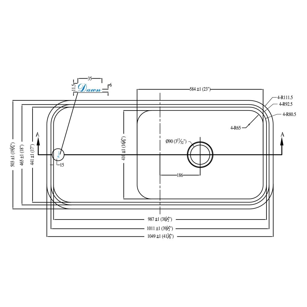 DSU4120 Kitchen Sink with Working Surface