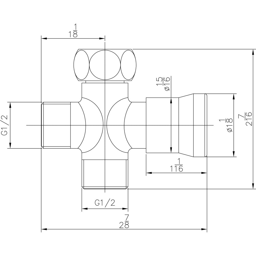 DTR090100 Shower Arm Diverter