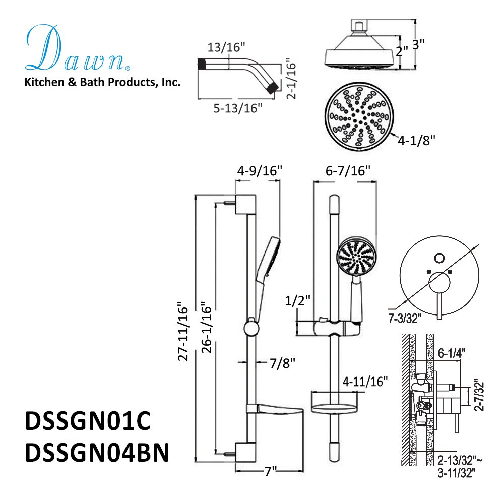 Grand Canyon DSSGN04BN Shower Set