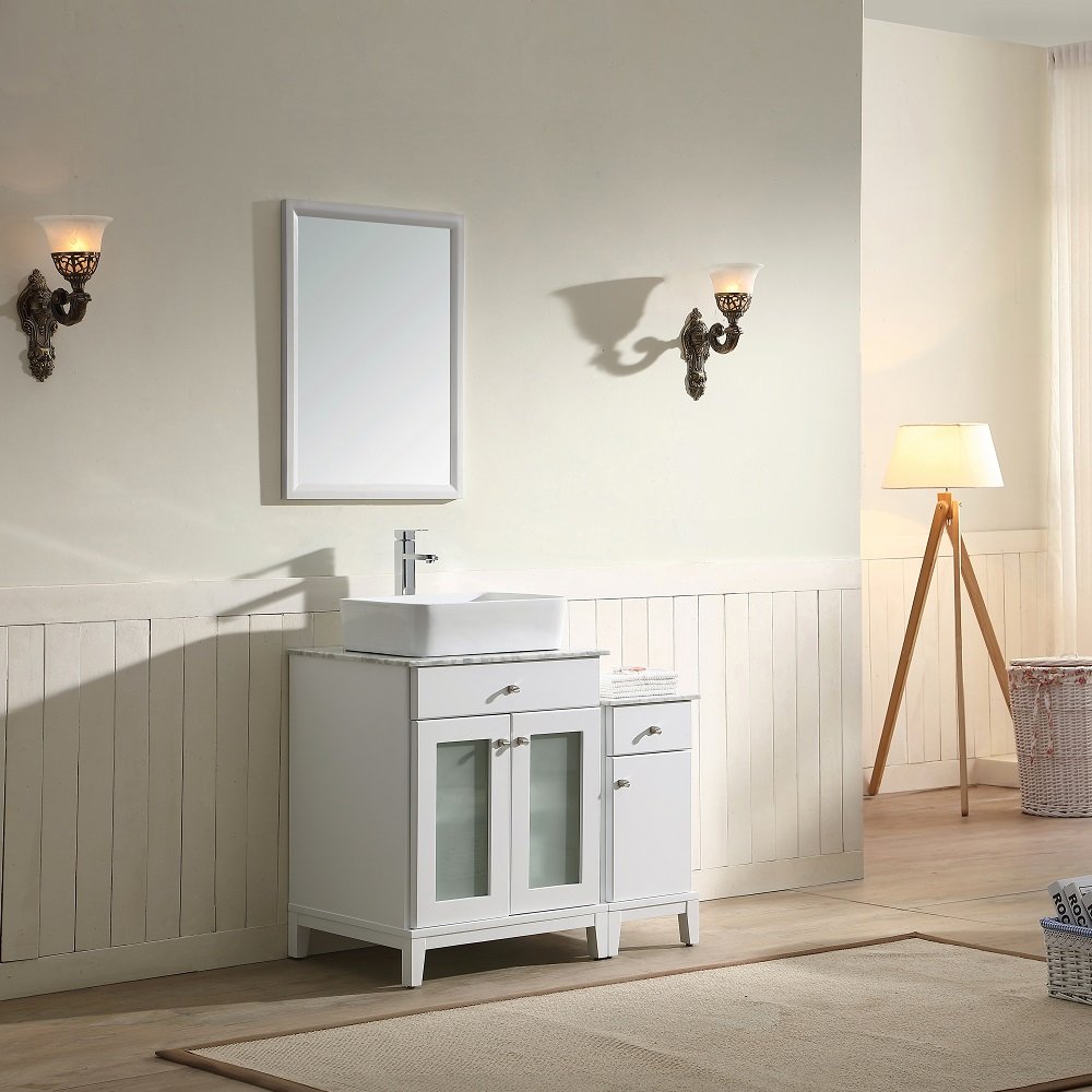 Julie Vanity Set 36" AAJU-3601 Pure White