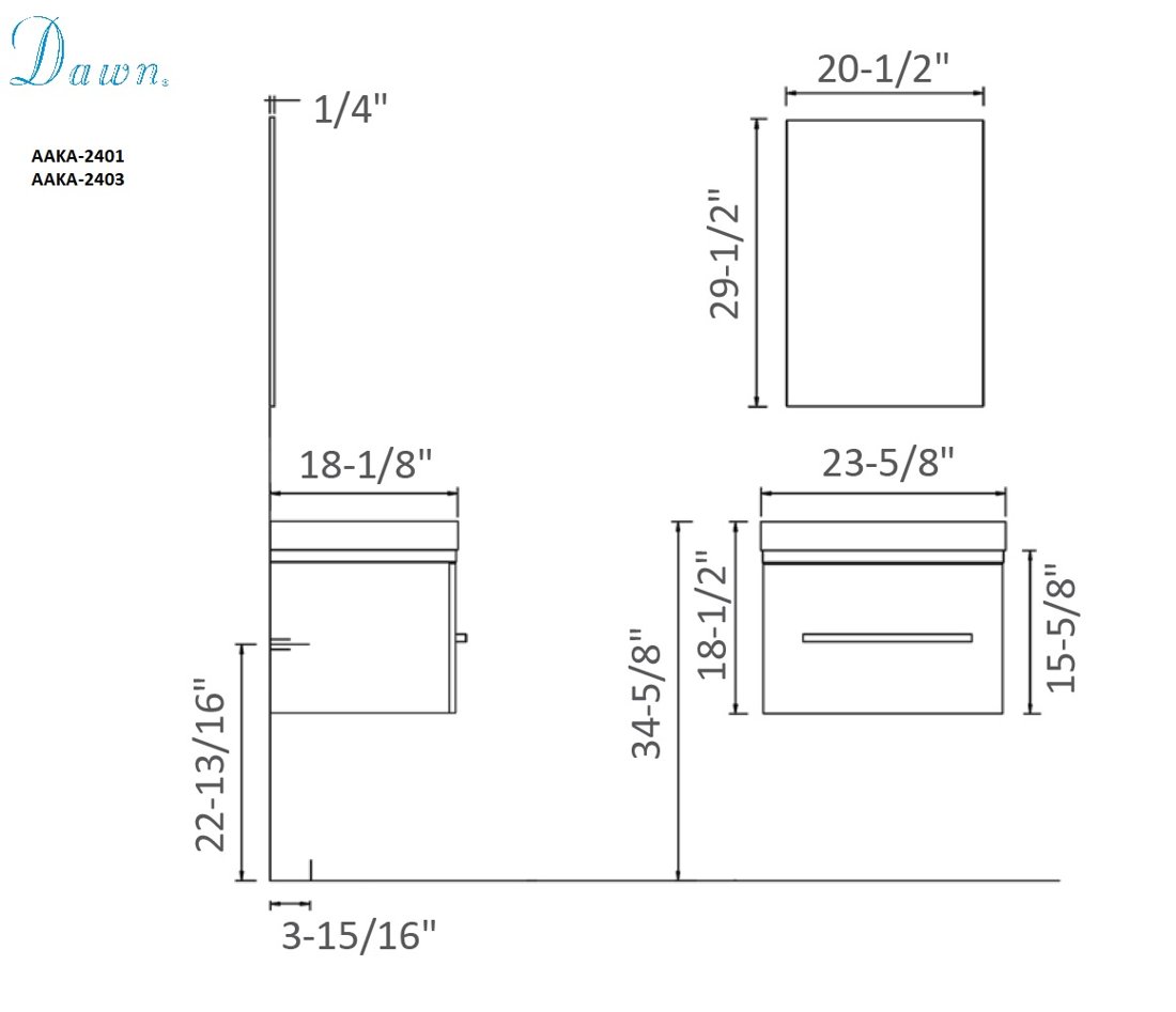 Lombardy Vanity Set UN7808-06