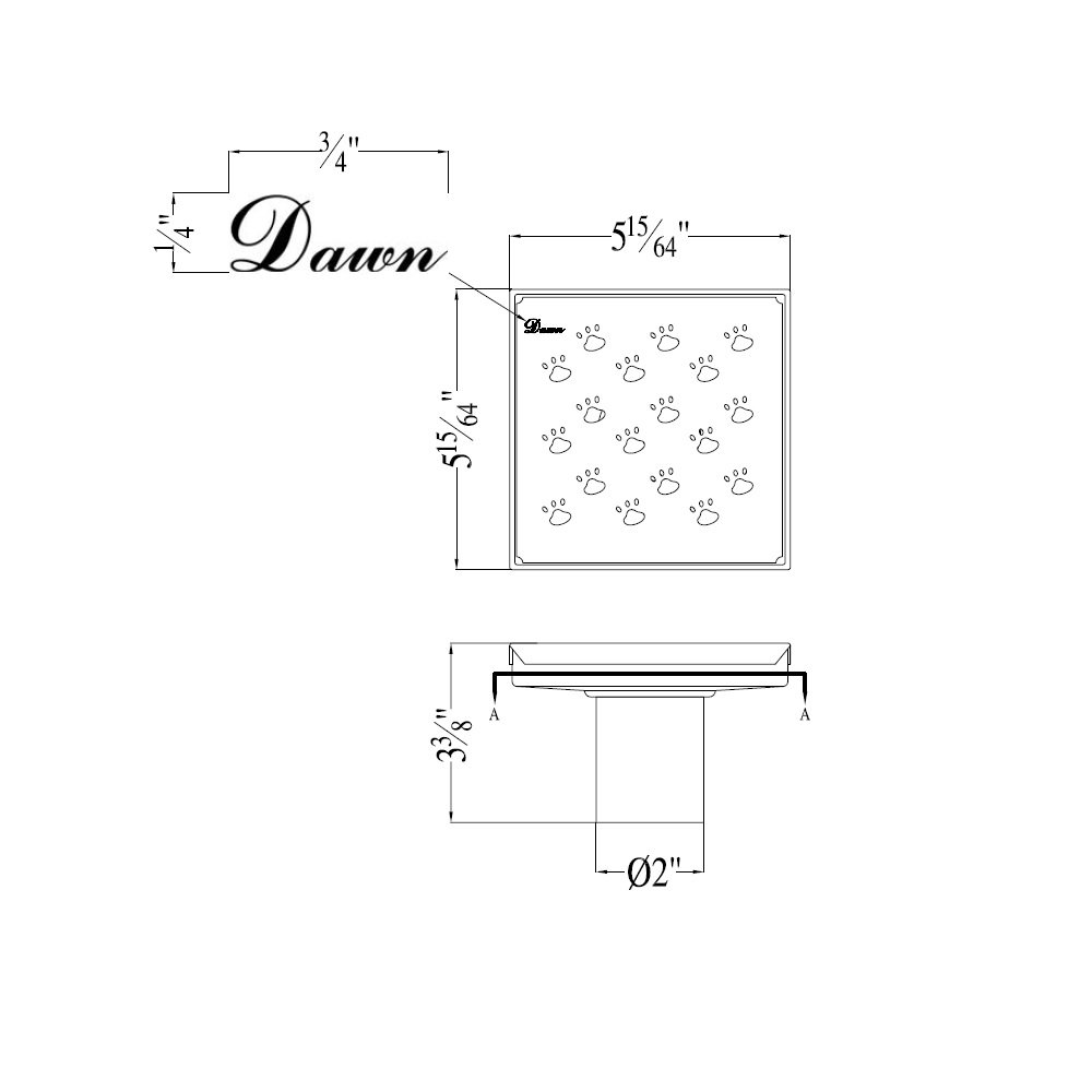 Memuru River Series 5" Square LMU050504 (push-in)