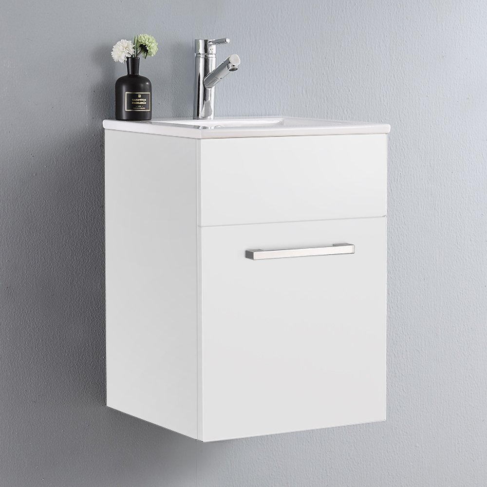 Quin Vanity Set AAQU-1601 Pure White(AAQC161622-01, AOVS161607-01, AFM140122)