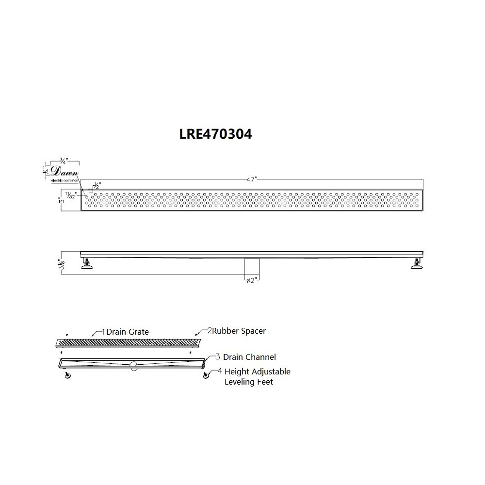 Rhone River Series 59" LRE590304