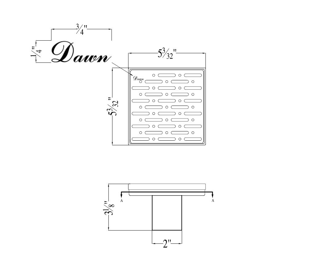 Rio Orinoco River Series 5" Square LRO050504 (push-in)