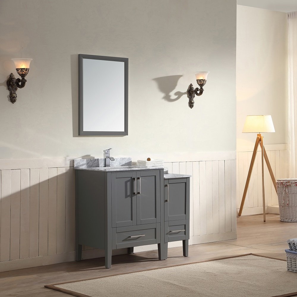 Ross Vanity Set 36" AARO-3603 Dark Grey
