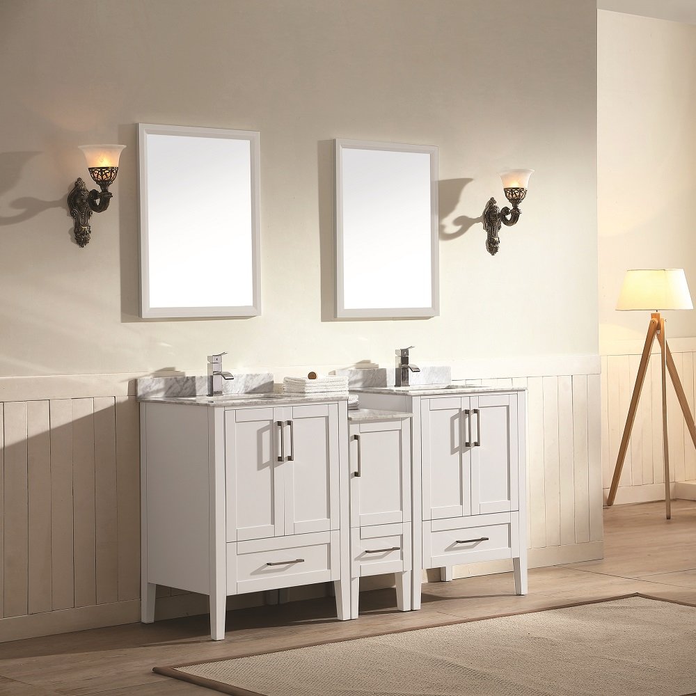 Ross Vanity Set 60" AARO-6001 Pure White