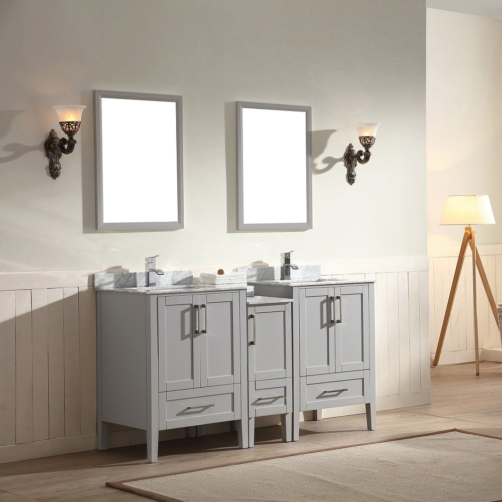 Ross Vanity Set 60" AARO-6004 Light Grey