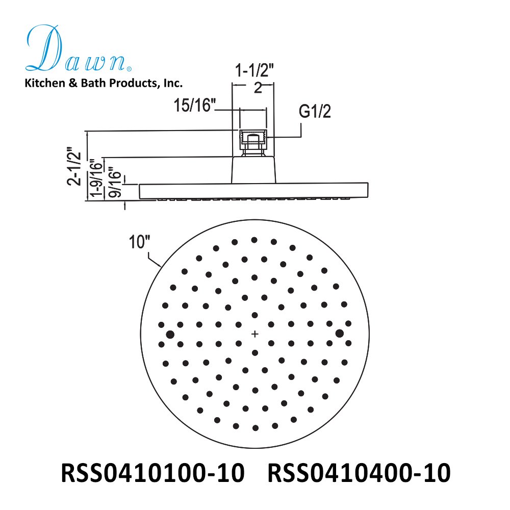 RSS0410100-10 Rainhead