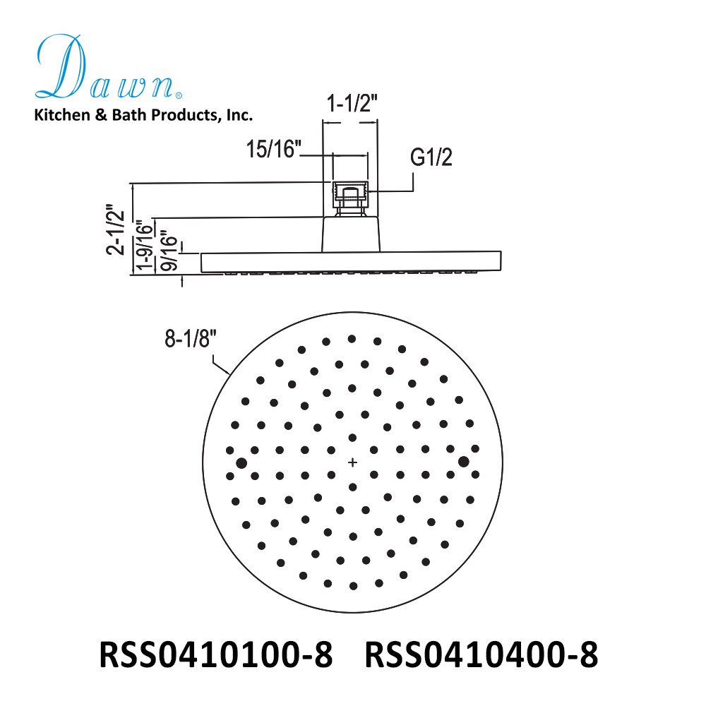 RSS0410100-8 Rainhead
