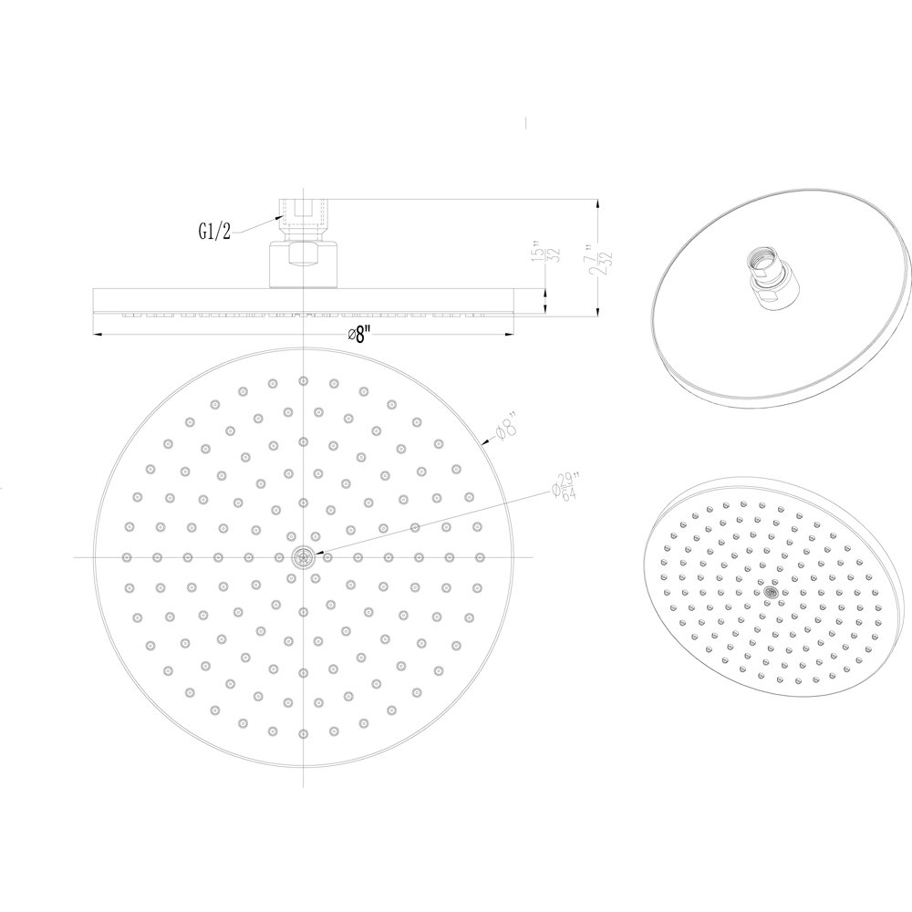 RSS240400-8 Rainhead