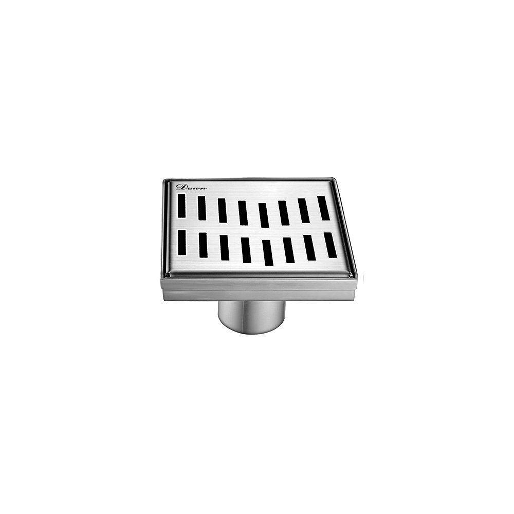 Shower Drain Ganges River Series 5" Square Drain LGS050504 (push-in)