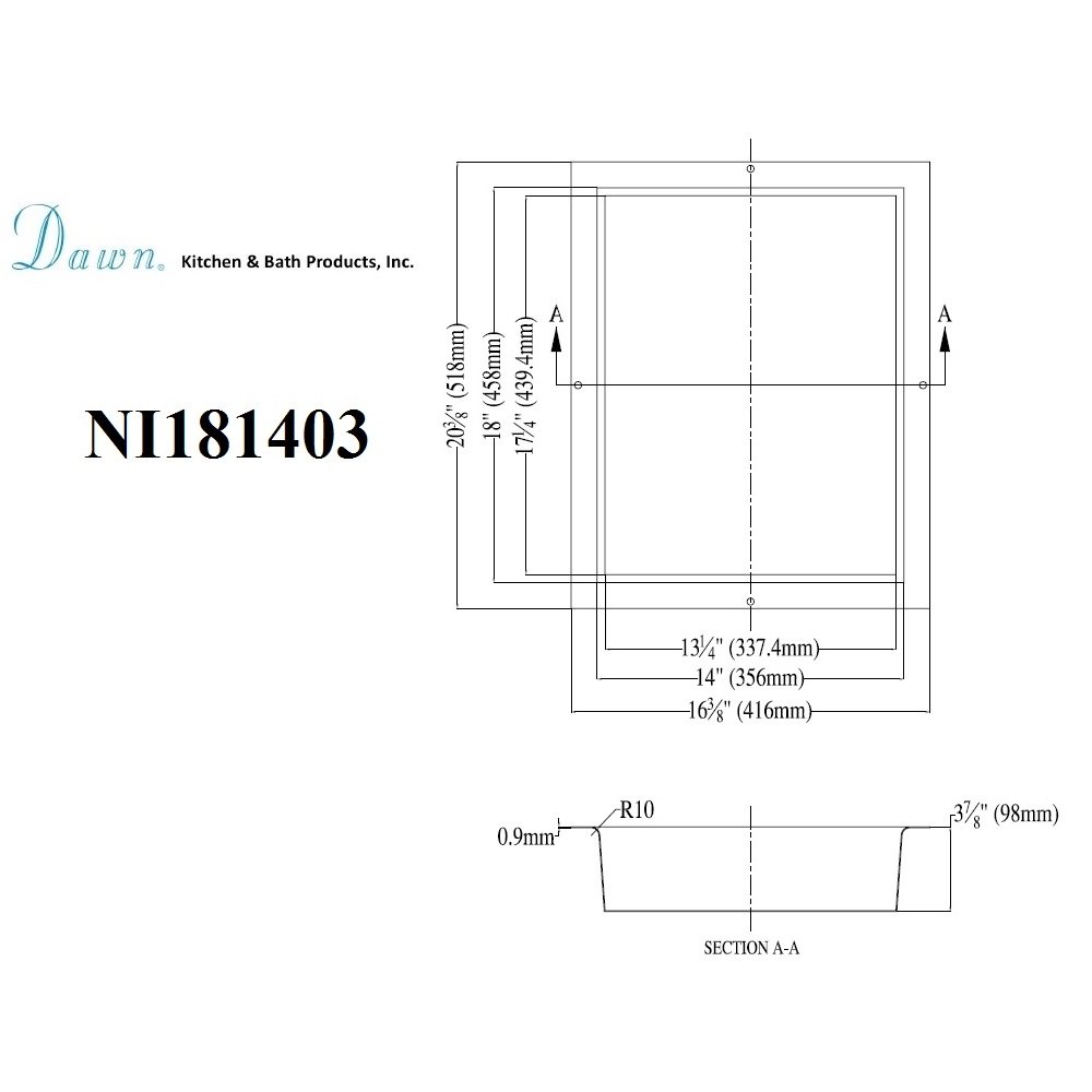 Shower Niche NI181403