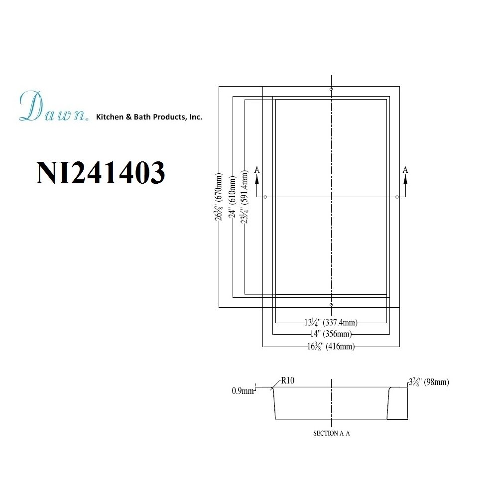 Shower Niche NI241403