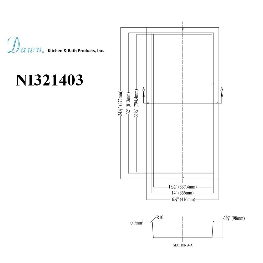 Shower Niche NI321403