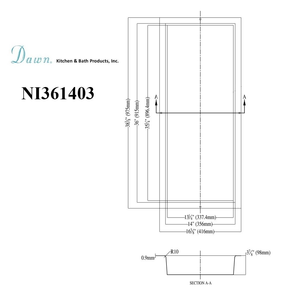 Shower Niche NI361403