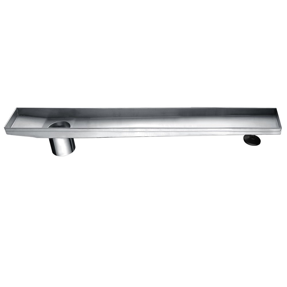 Side Outlet Drain Channel 24" DHC240004 (grate not included)