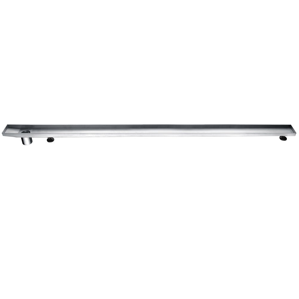 Side Outlet Drain Channel 59" DHC590004 (grate not included)