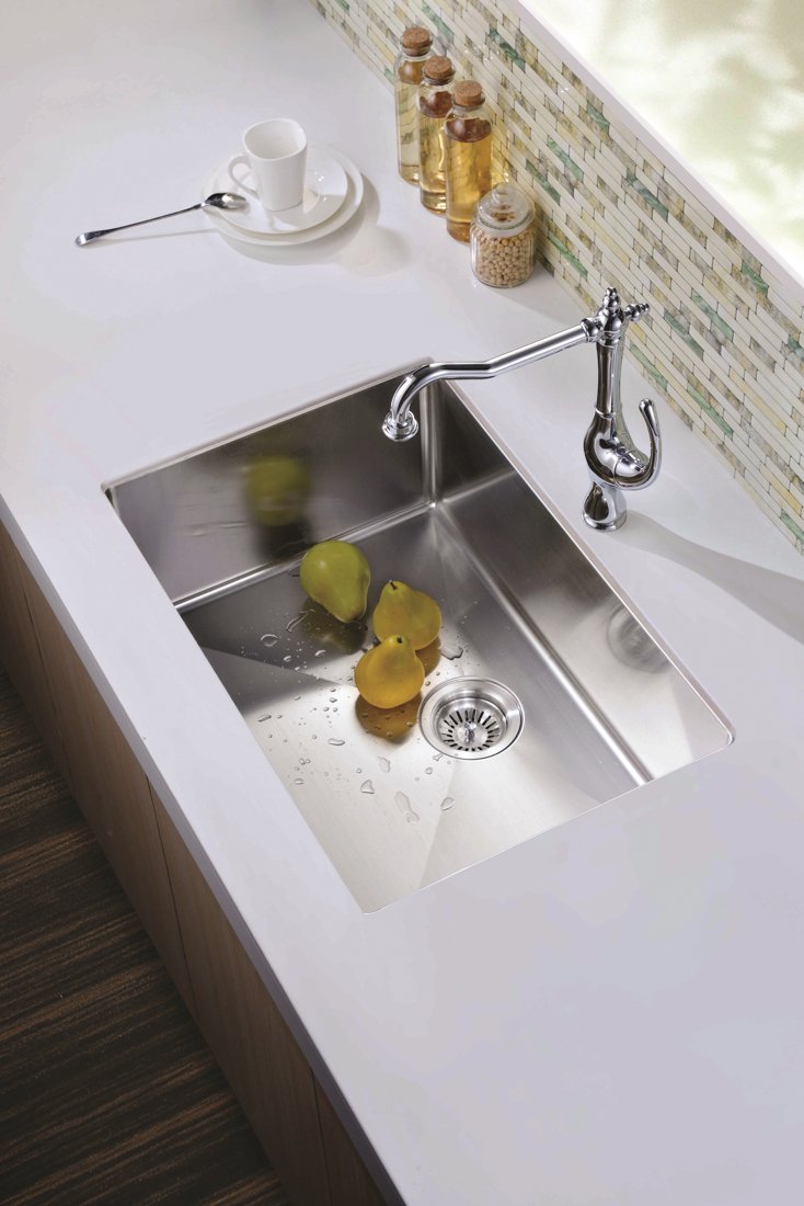 SRU251610-N Undermount Single Bowl Stainless Steel Kitchen Sink