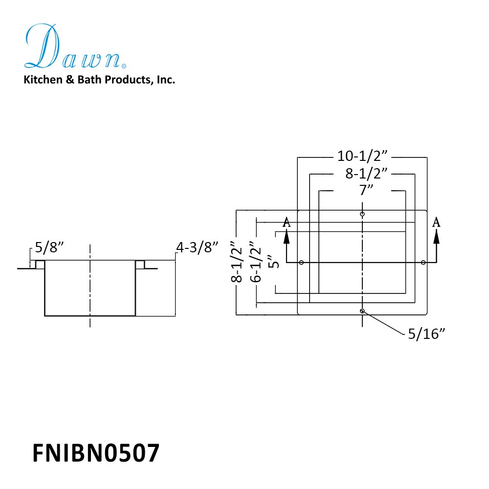 Stainless Steel Niche FNIBN0507