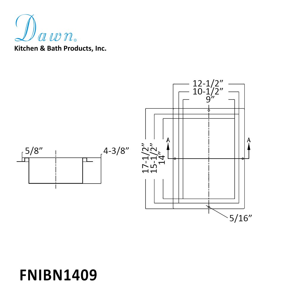 Stainless Steel Niche FNIBN1409