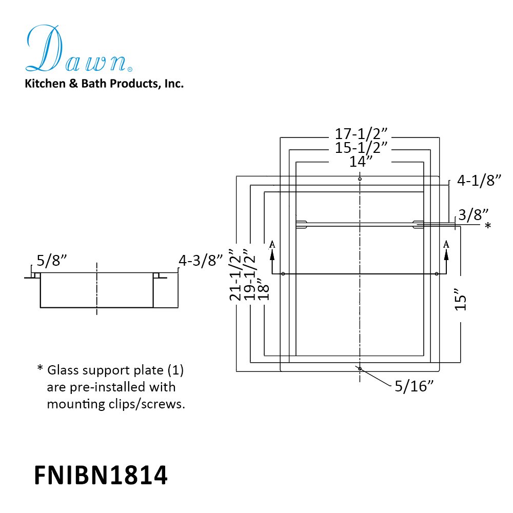 Stainless Steel Niche FNIBN1814