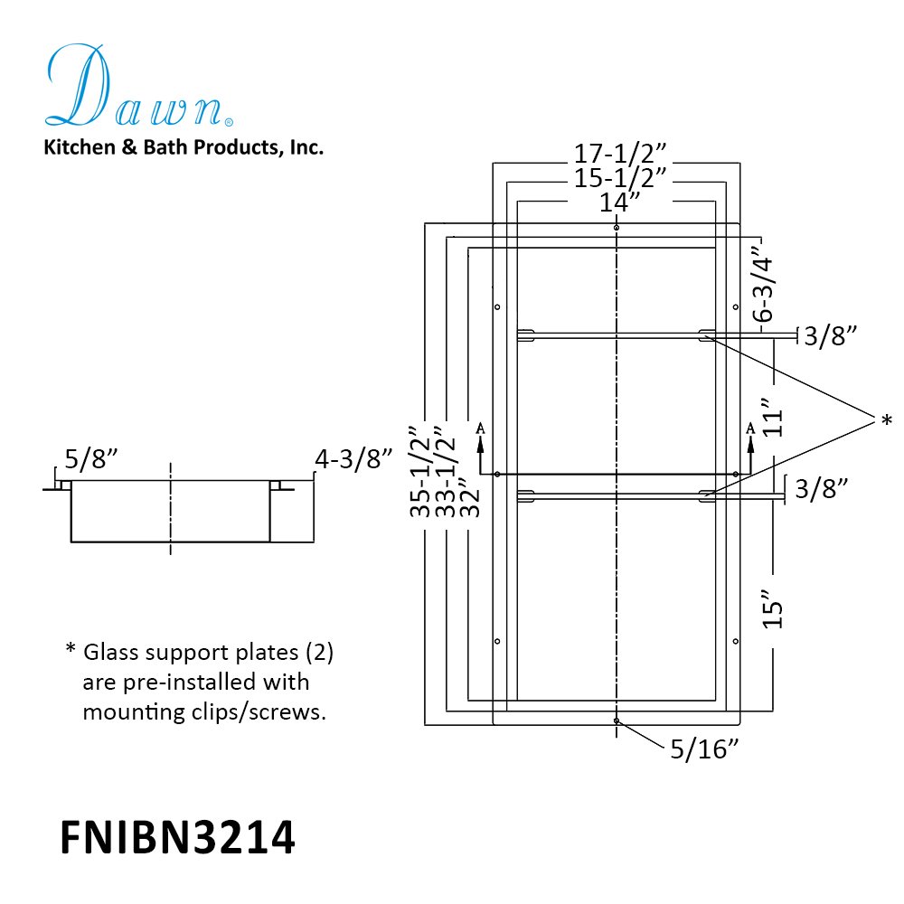 Stainless Steel Niche FNIBN3214