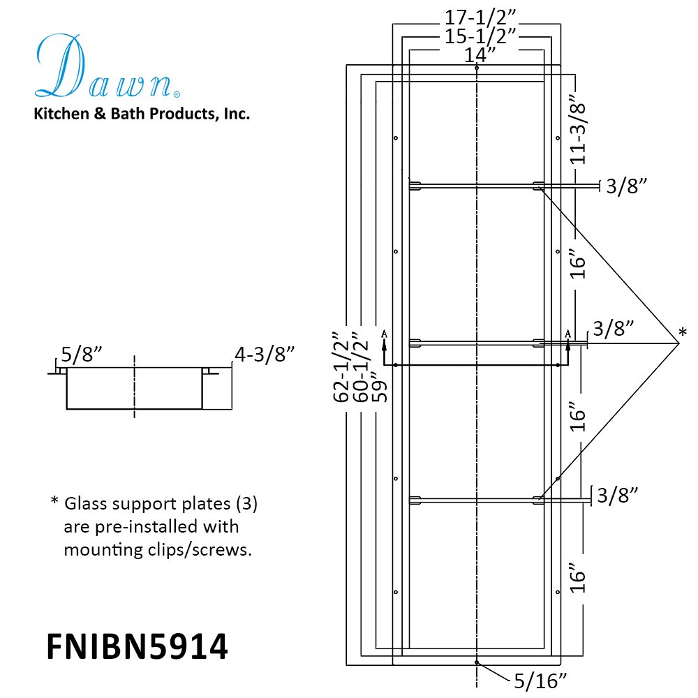 Stainless Steel Niche FNIBN5914