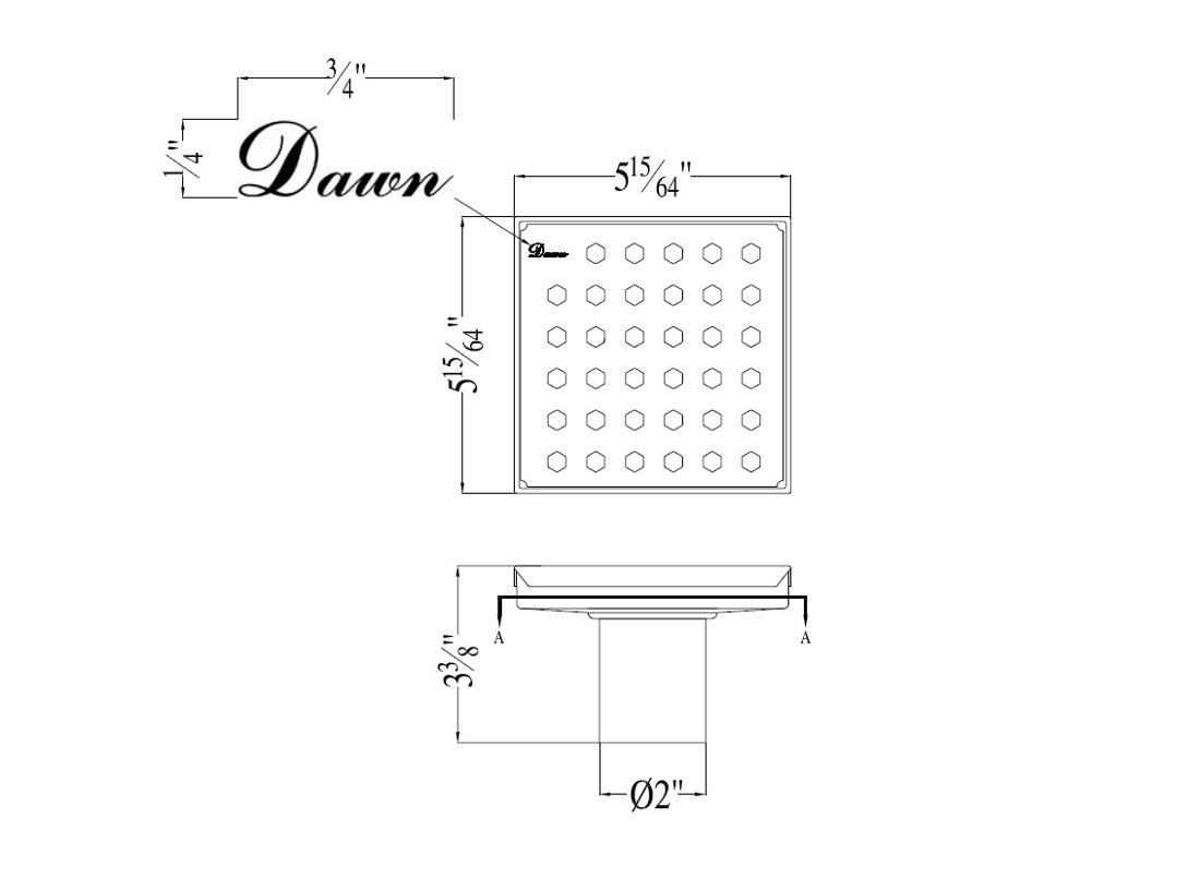 Thames River Series 5" Square LTS050504 (push-in)
