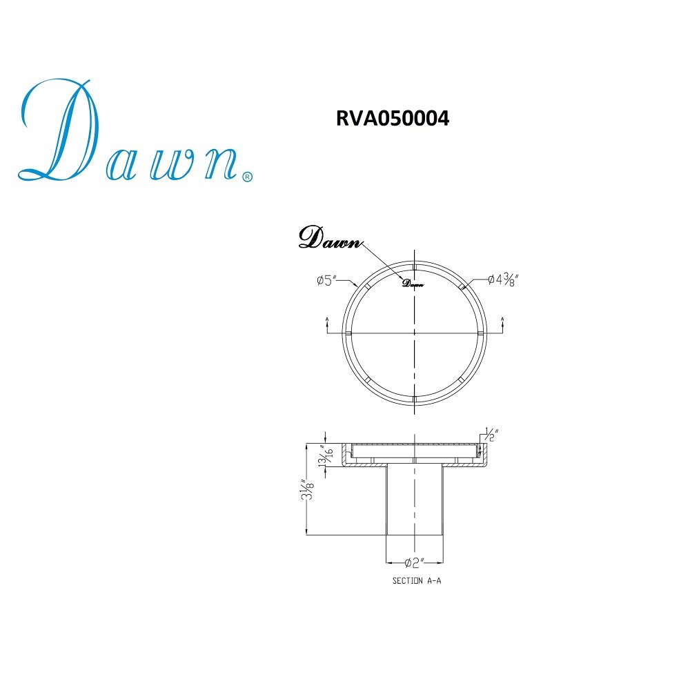 Volga River Series Round Drain RVA050004