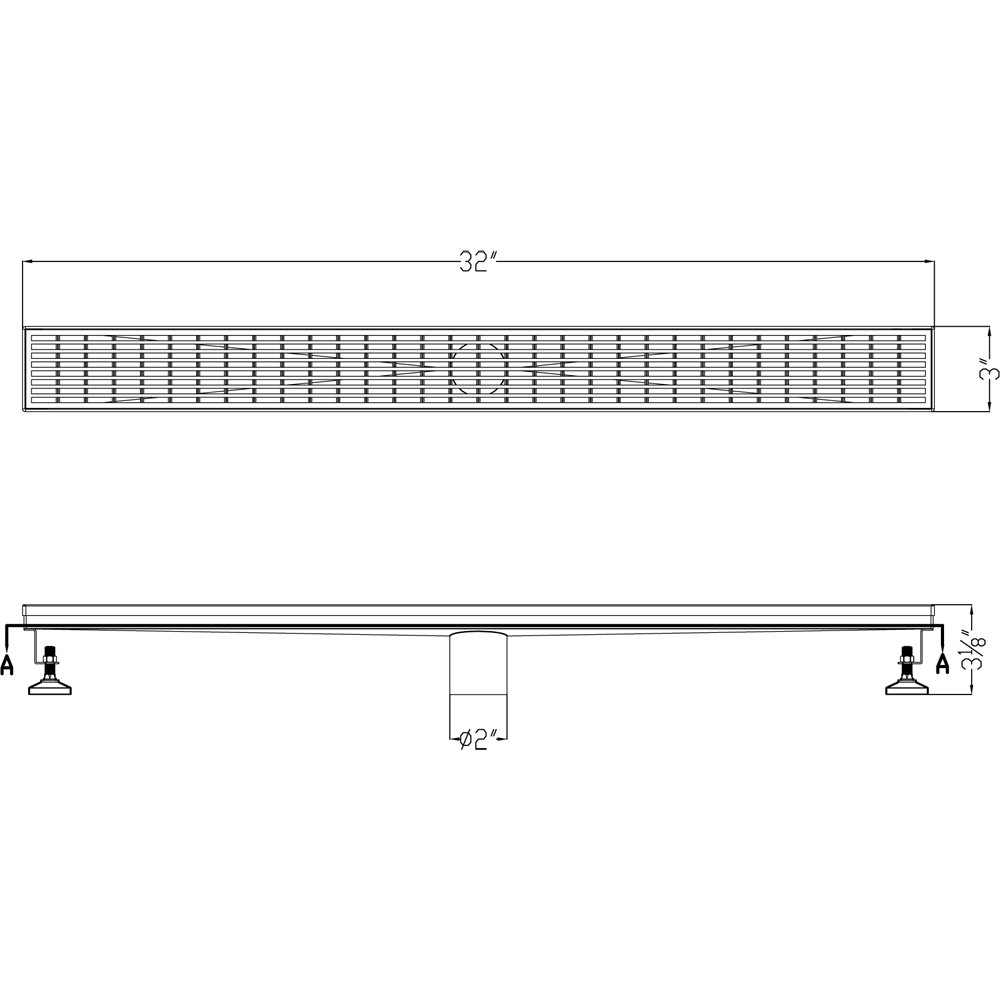Wheaton River Series 32" LWN320304