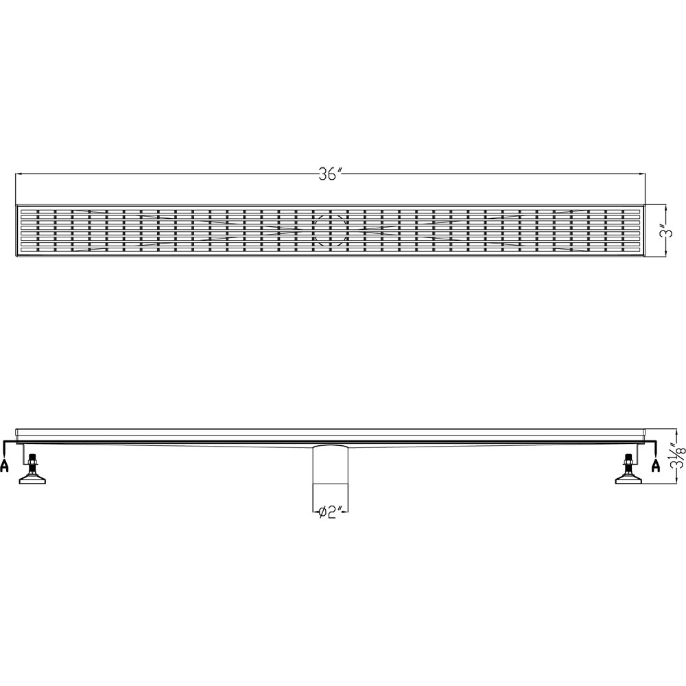 Wheaton River Series 36" LWN360304